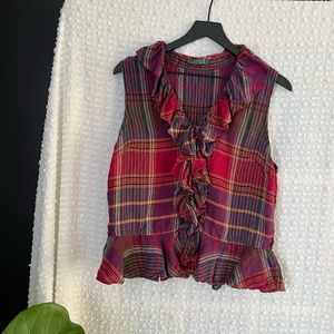 Lauren Ralph Lauren Plaid Blouse